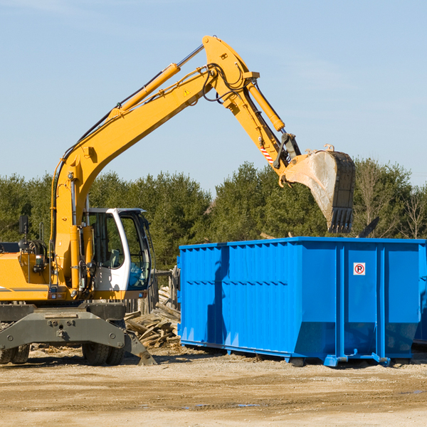 can i choose the location where the residential dumpster will be placed in Batesville Virginia